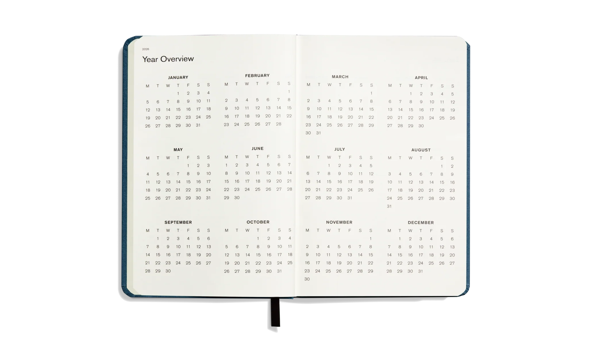 2026 12 Month Runwell Planner - Indigo - Image 4