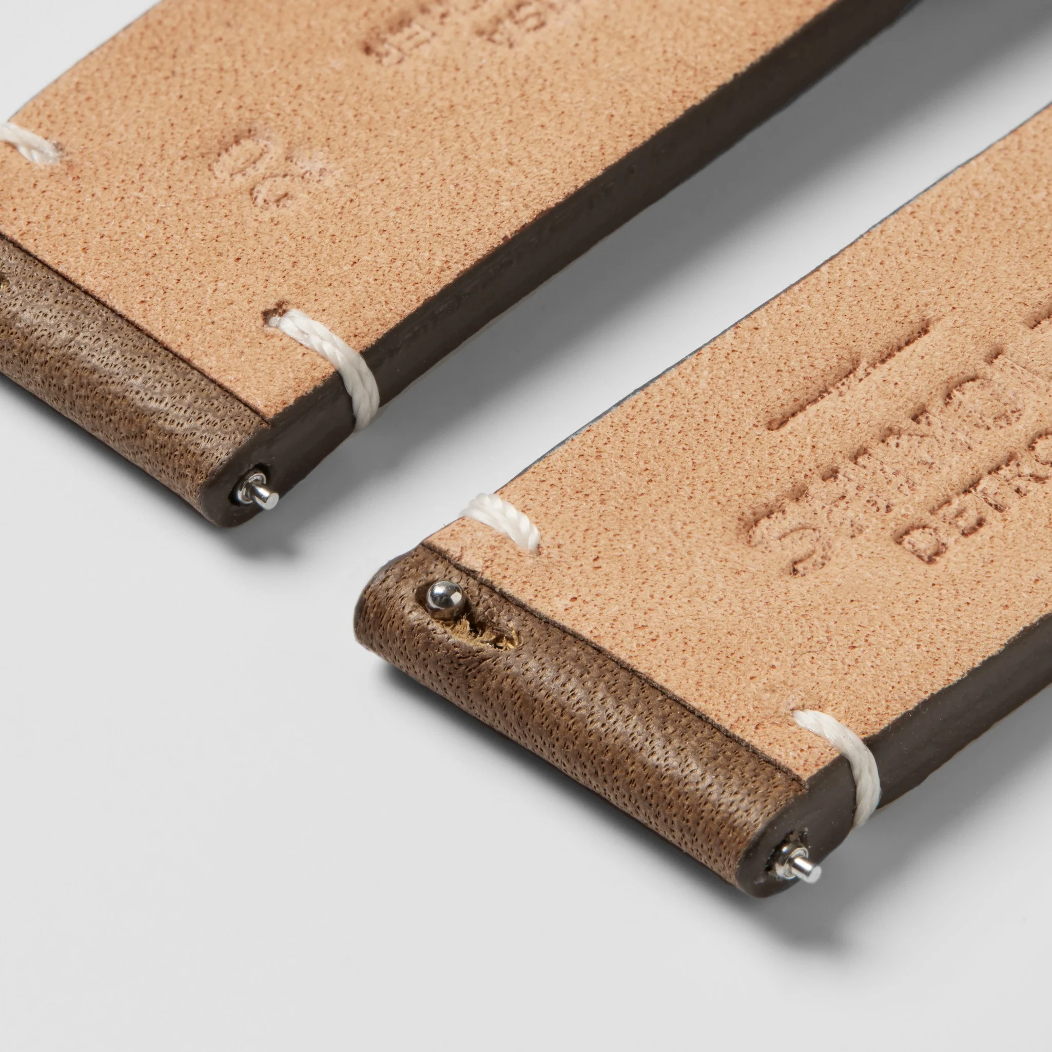 20mm British Tan Leather Watch Strap - British Tan - Image 3