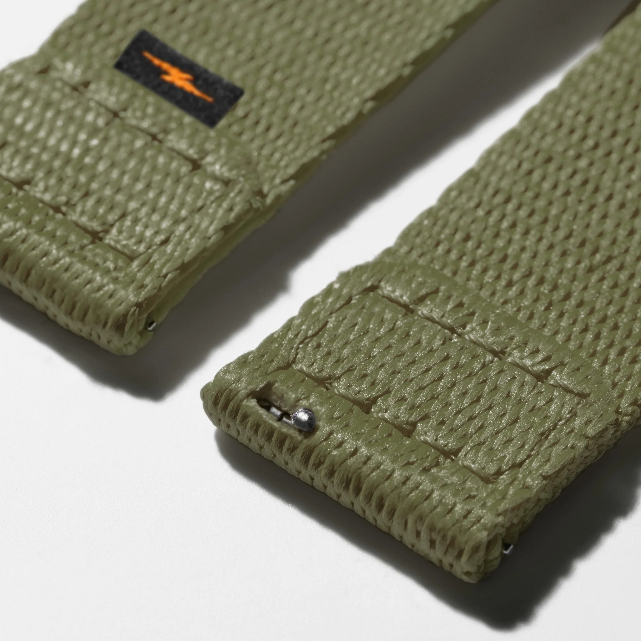 20mm Khaki G10 Nylon Watch Strap - Khaki - Image 3