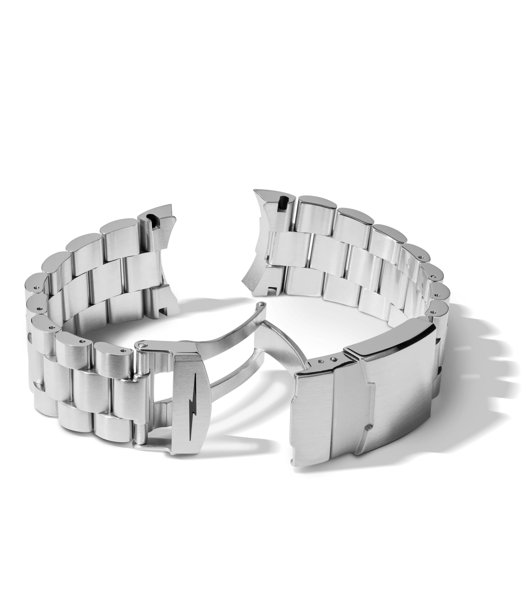 22mm Monster Stainless Steel 3-Link Bracelet - Stainless Steel - Image 4
