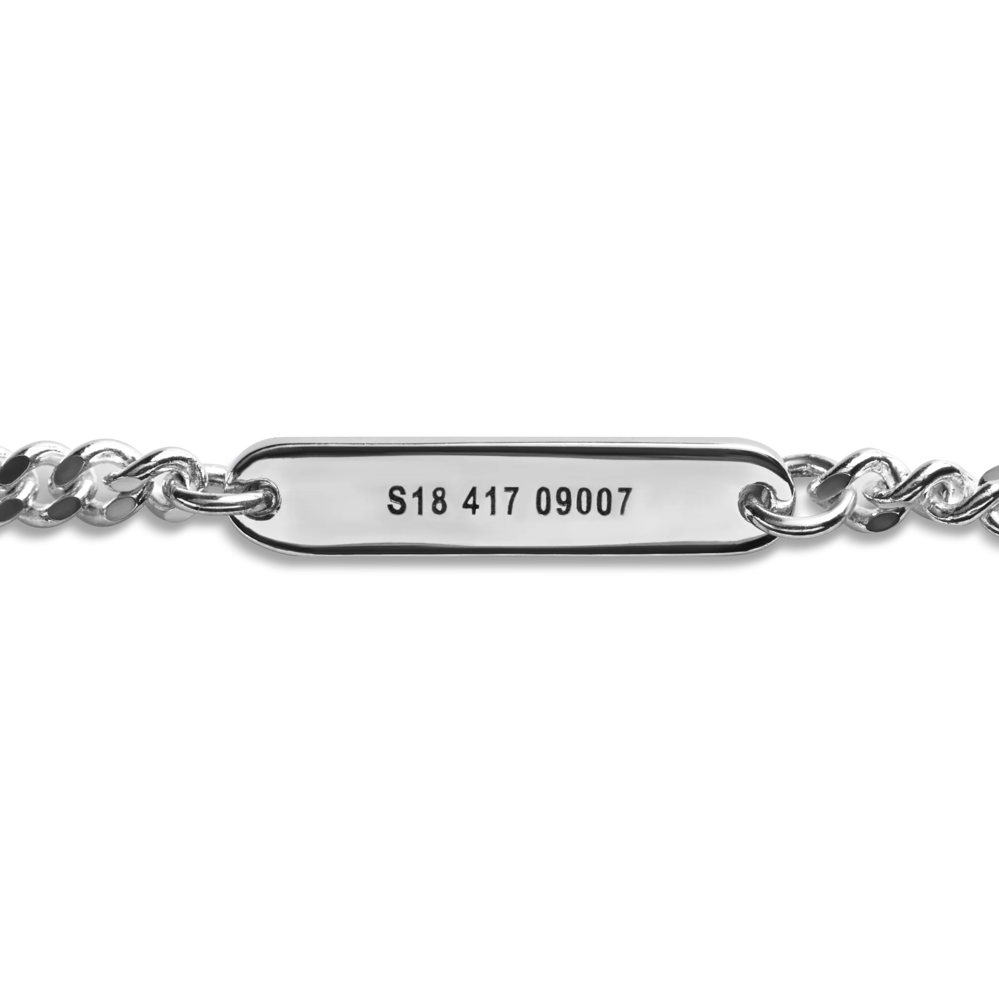 3mm Gauge Chain Bracelet - Sterling Silver - Image 3