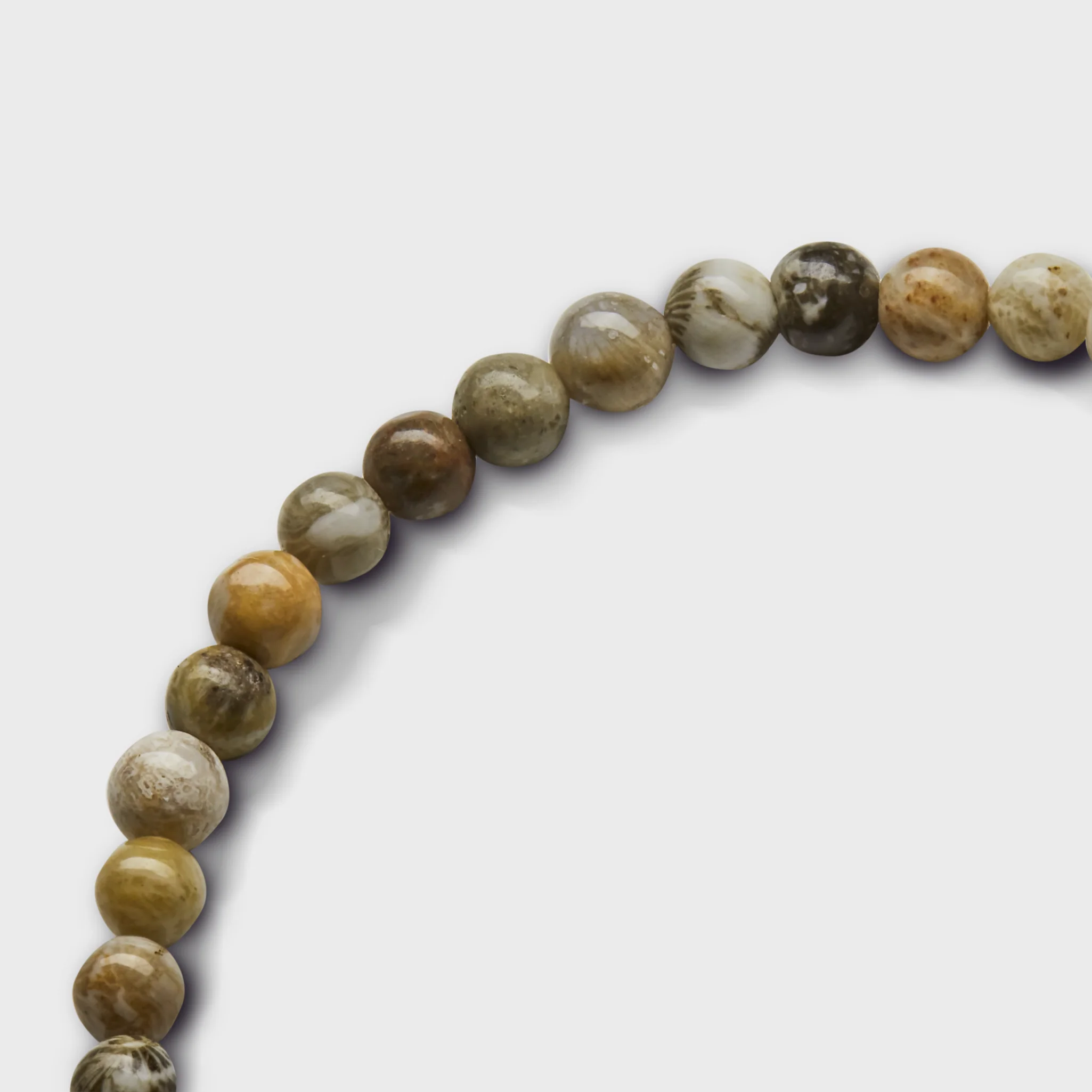 4mm Beaded Petoskey Bracelet - Petoskey - Image 3