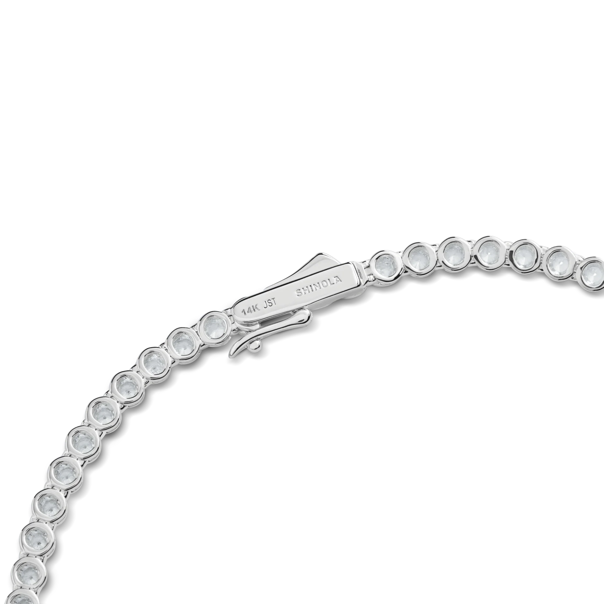 5 Carat Diamond Tennis Necklace - White Gold - Image 4