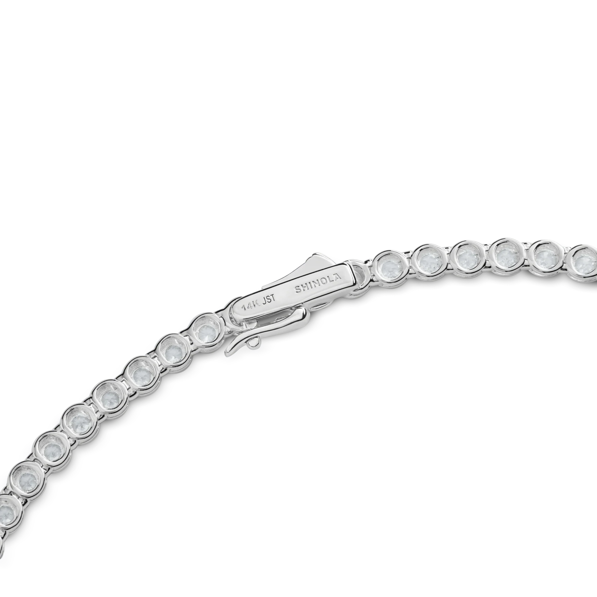 7 Carat Diamond Tennis Necklace - White Gold - Image 4