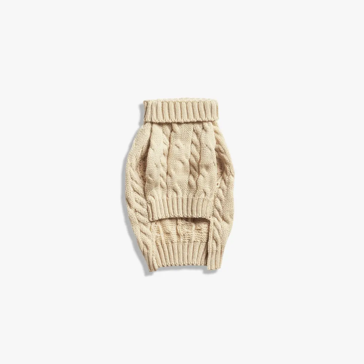 Cable Knit Dog Sweater - Black - Image 15