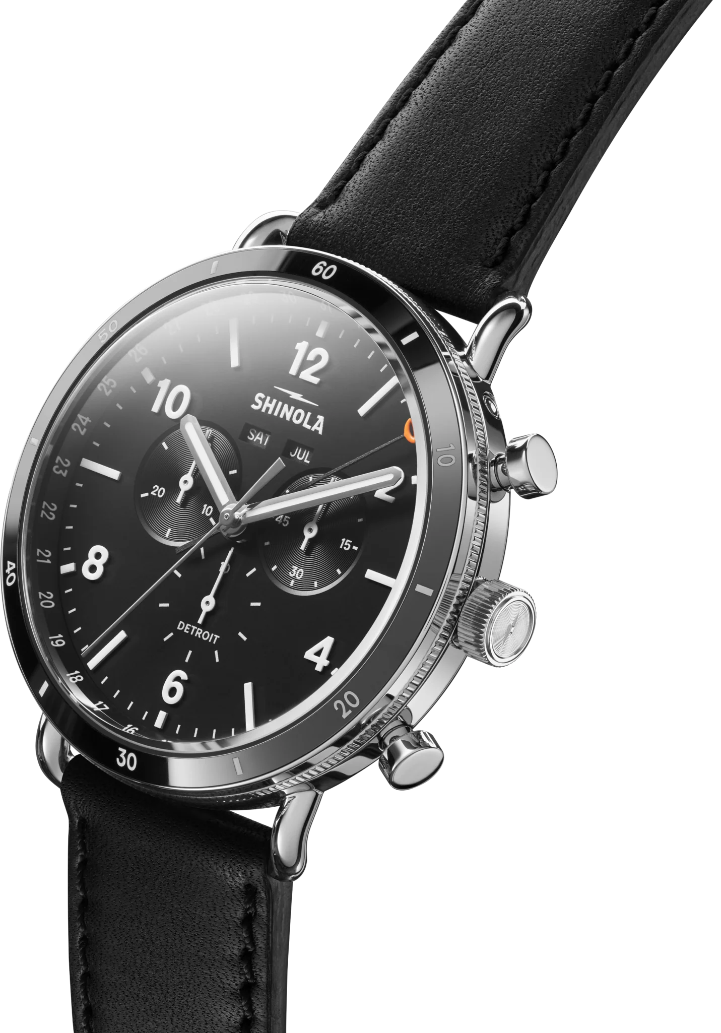 Canfield Sport Chronograph Watch - Matte Black - Image 3