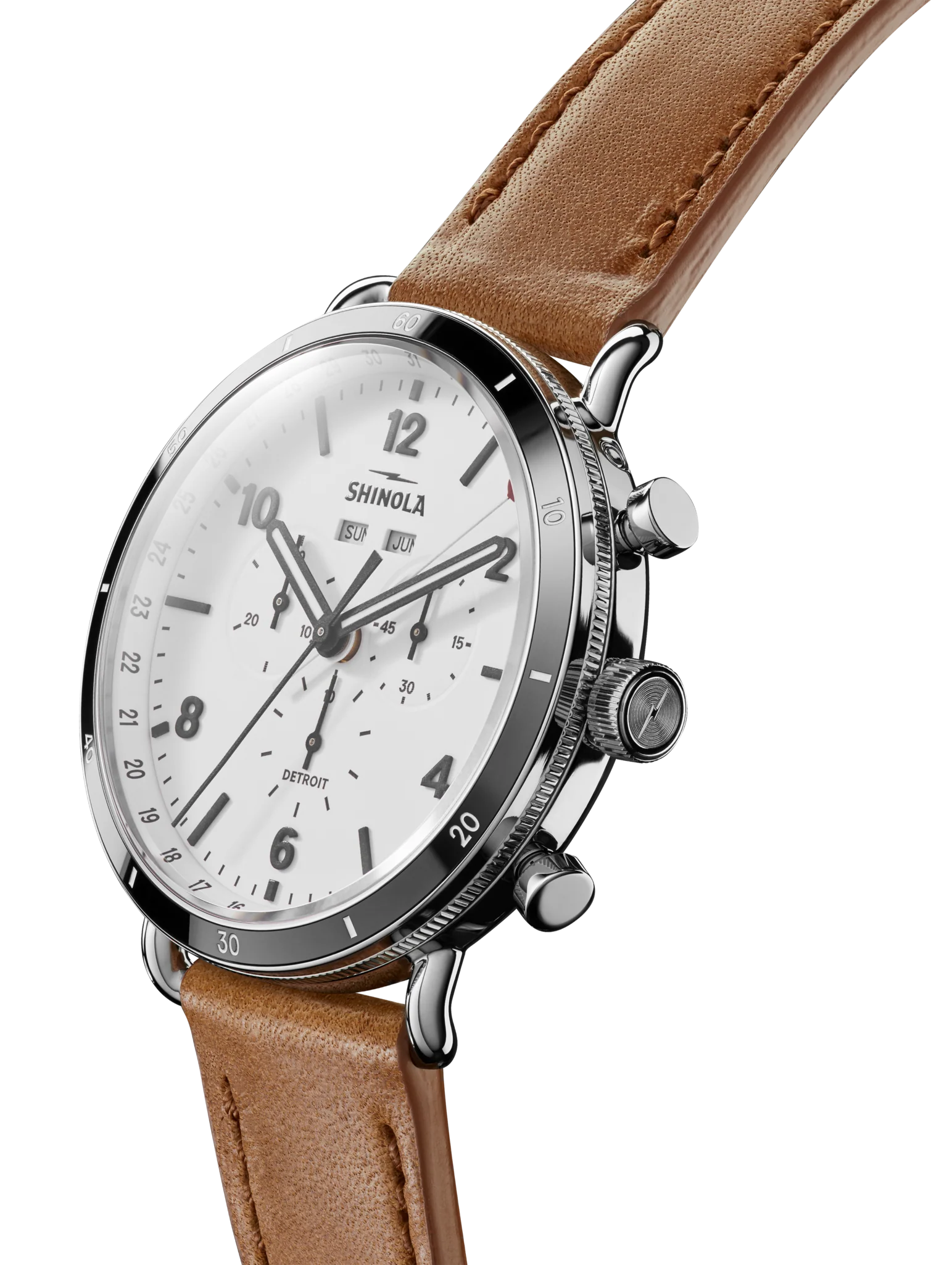 Canfield Sport Chronograph Watch - White - Image 3