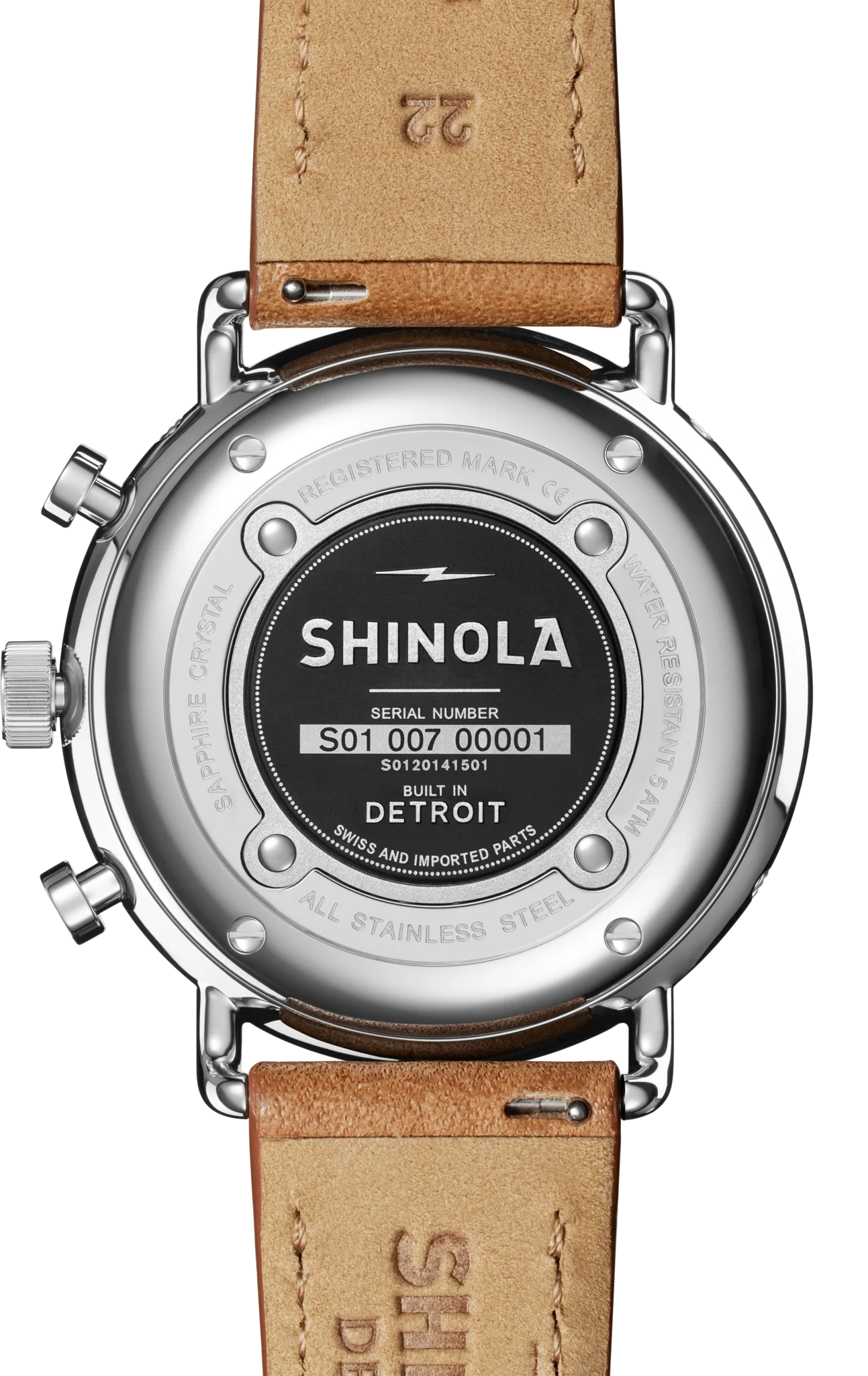 Canfield Sport Chronograph Watch - White - Image 4