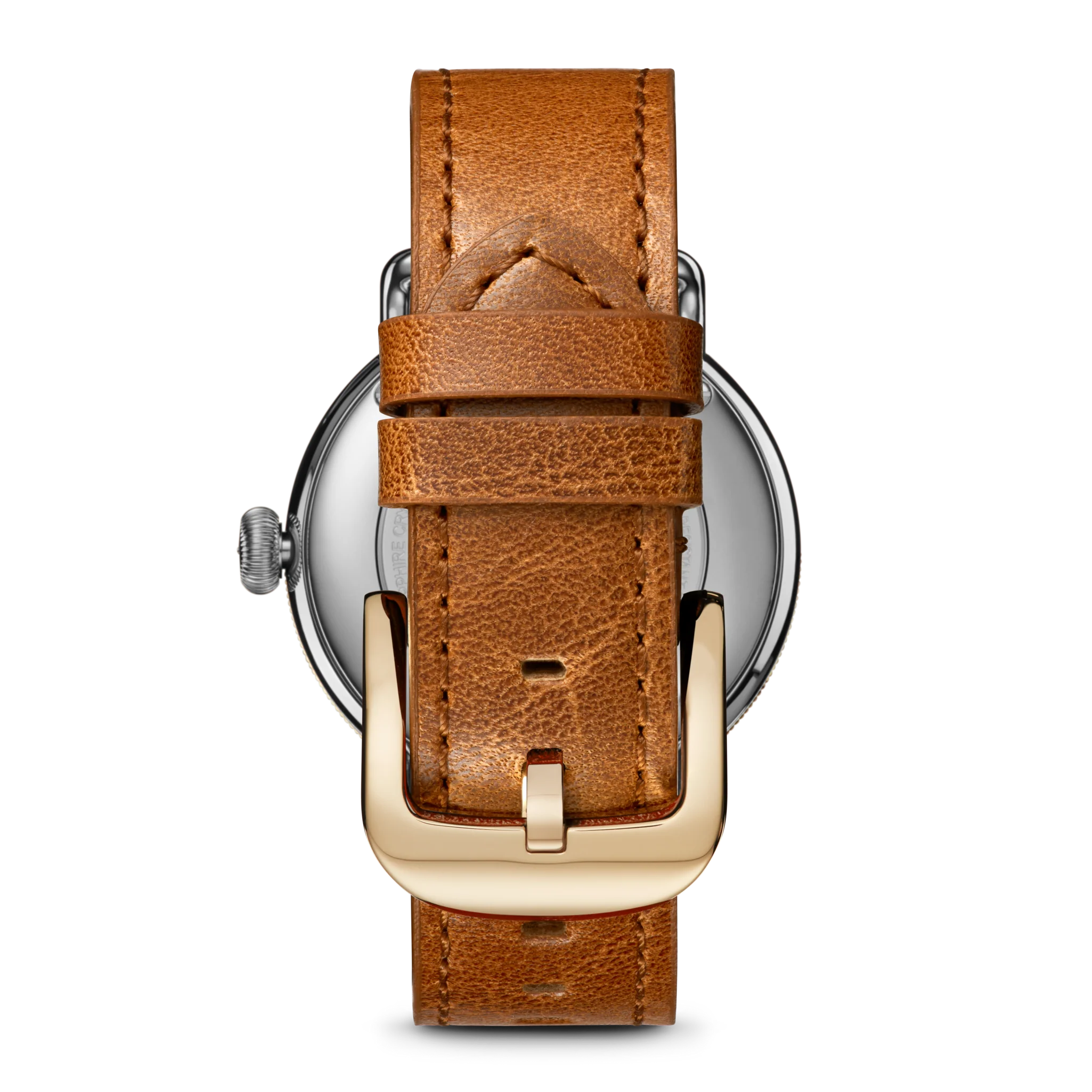 Canfield Watch 38mm -  MOP Tan Leather Strap - Image 5