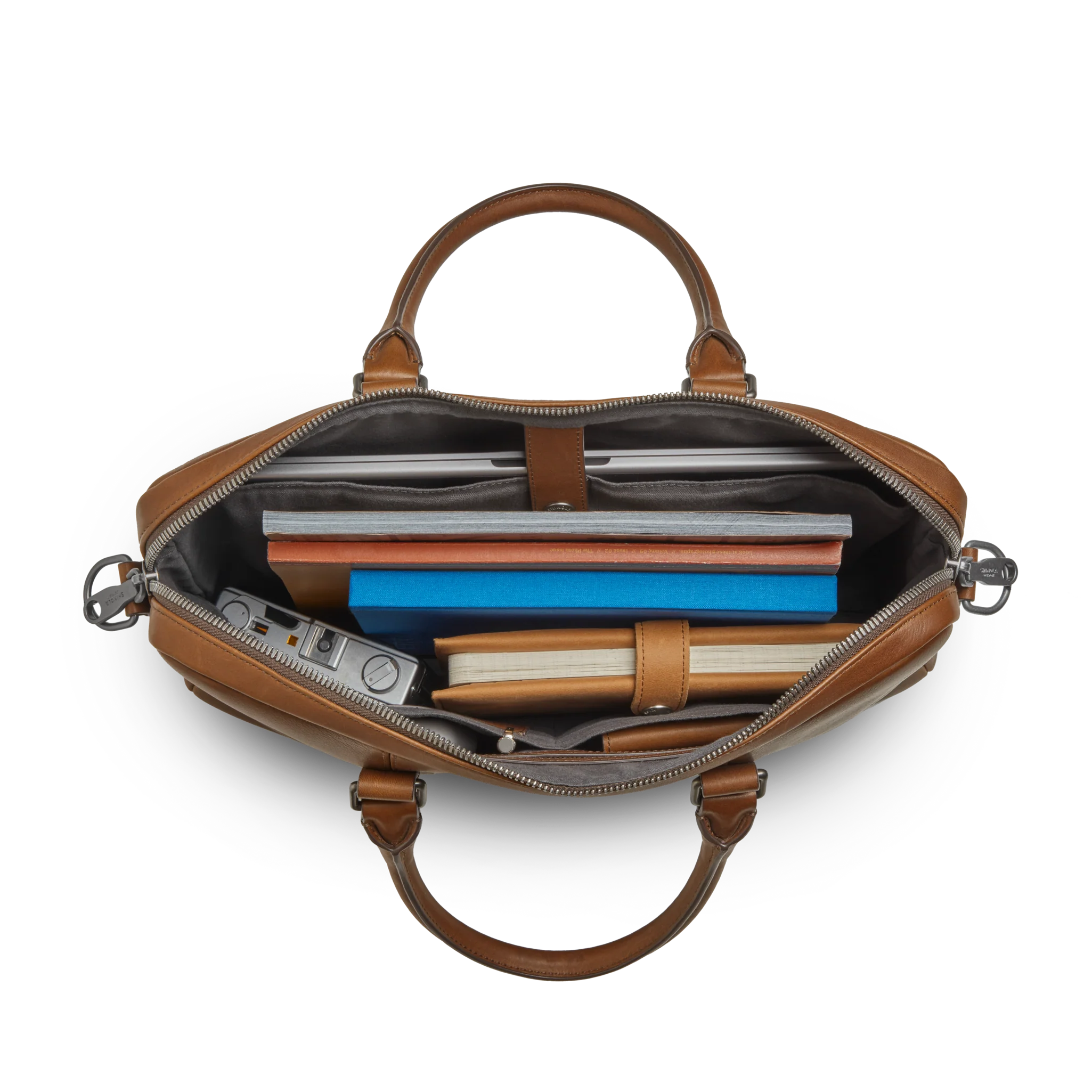 Computer Briefcase - Medium Brown - Image 5