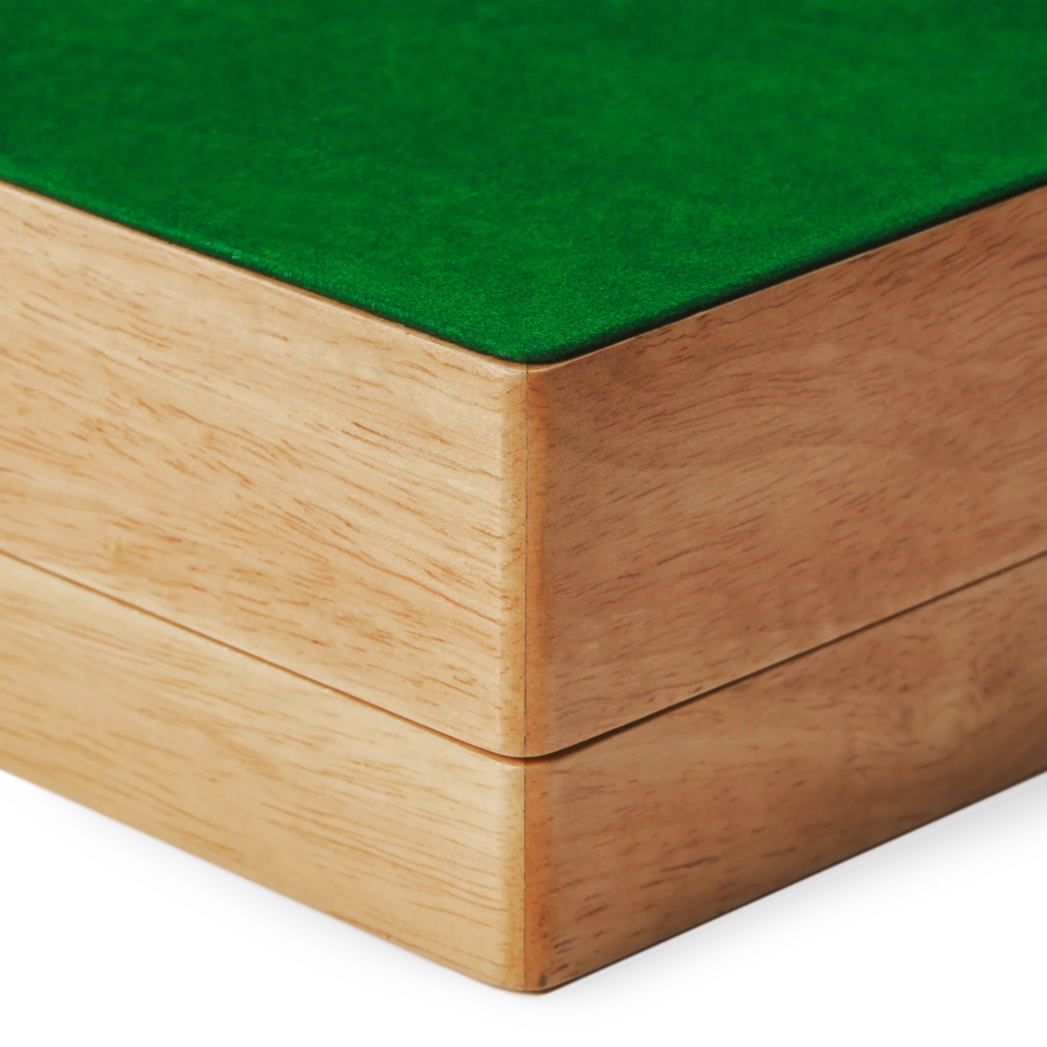 Lacquered Wood Poker Set - Cream / Blue - Image 6