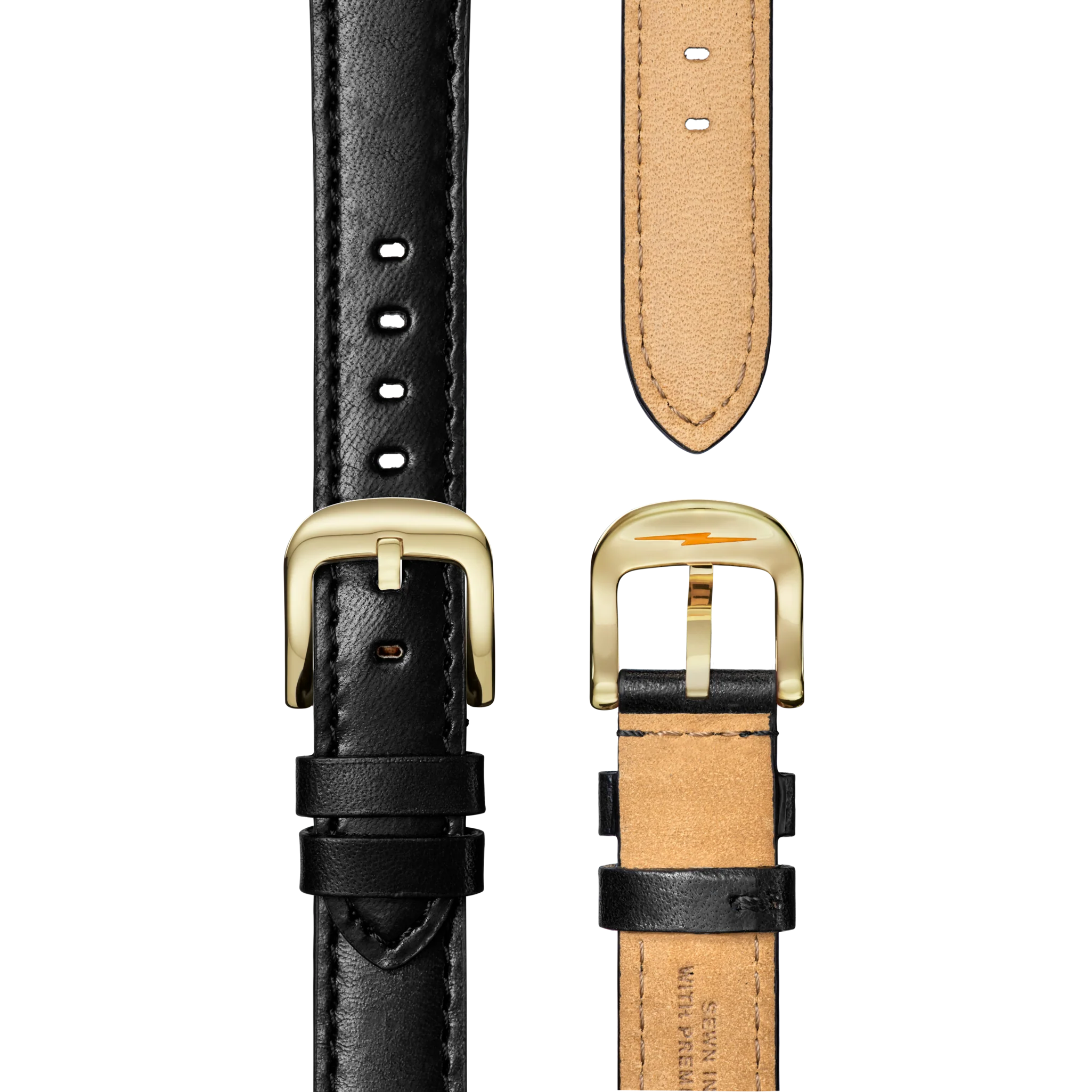 Runwell Watch 36mm - MOP Black Leather Strap - Image 7