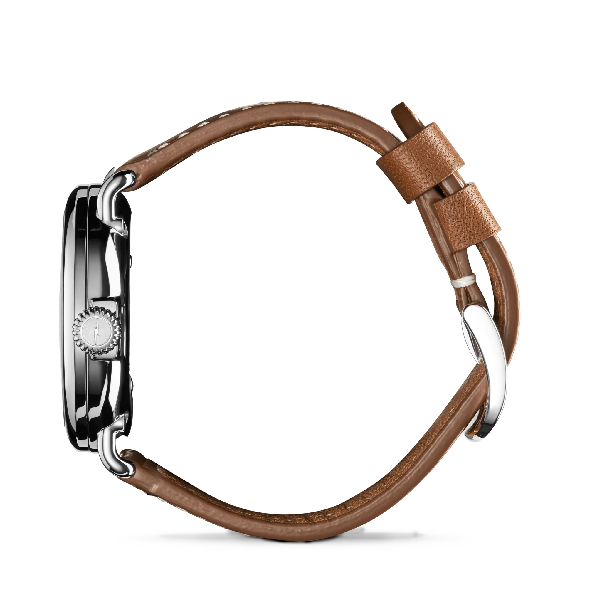 Runwell Watch - White Tan Leather Strap - Image 4