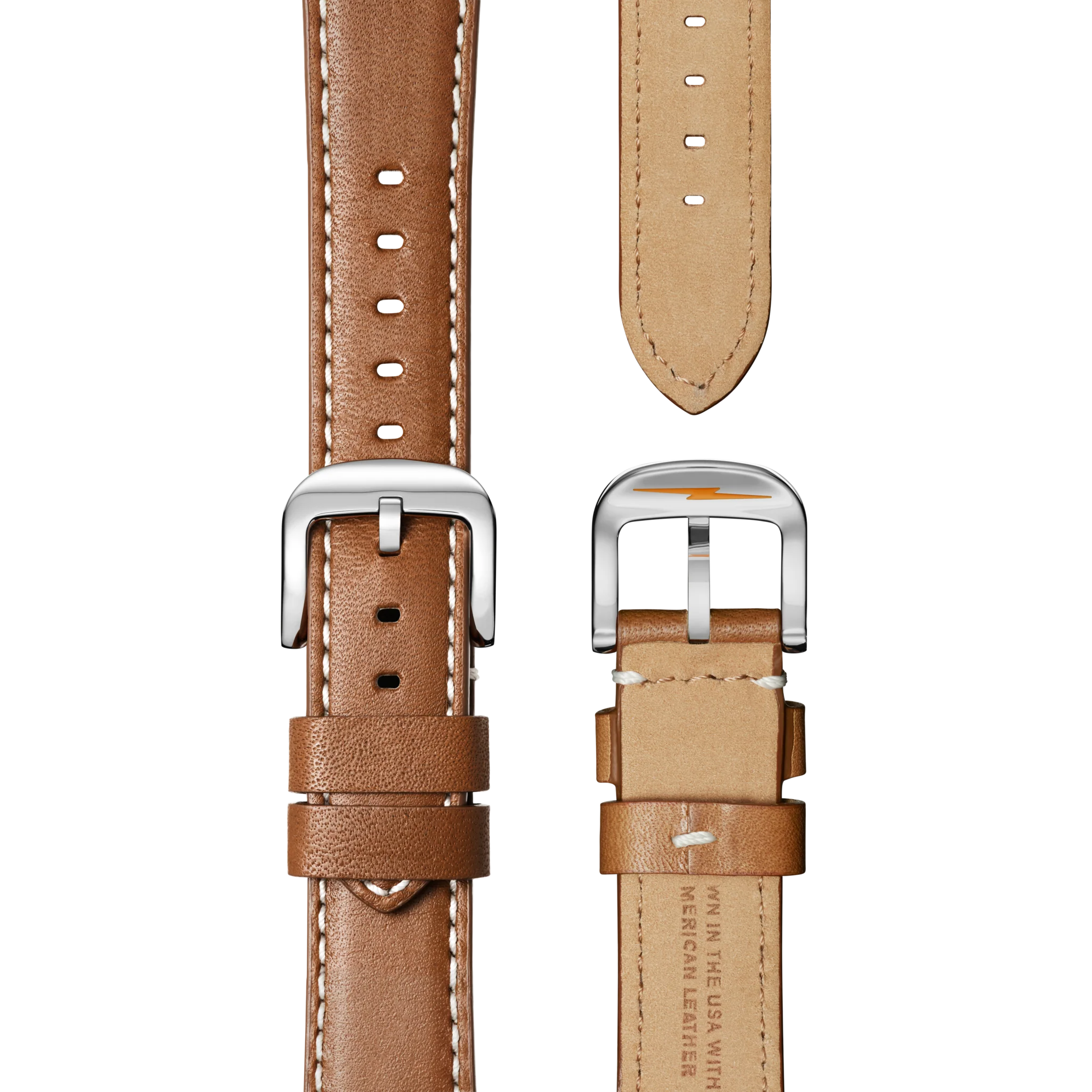 Runwell Watch - White Tan Leather Strap - Image 7
