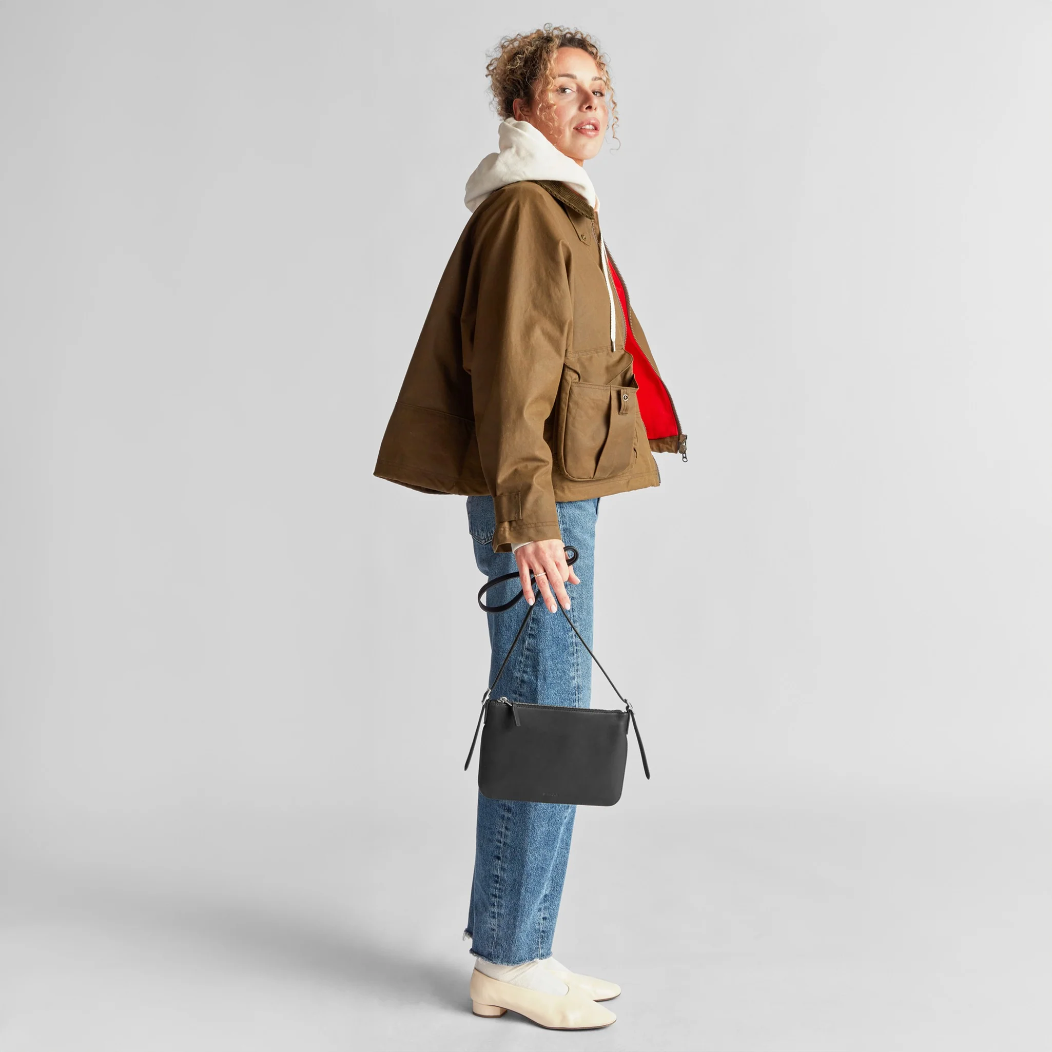 Small Bixby Crossbody - Black - Image 5